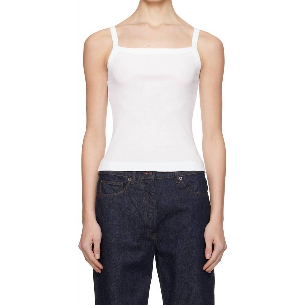 NEW FLORE FLORE may cami in white